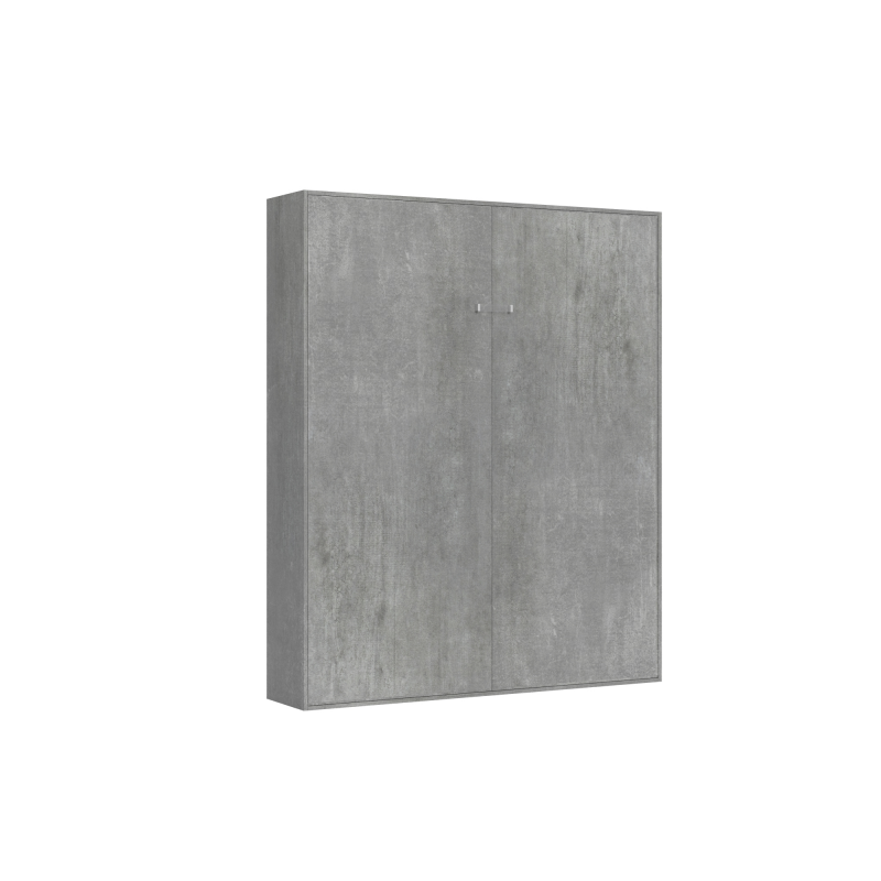 foto del prodotto letto a scomparsa 160 verticale kentaro - cemento