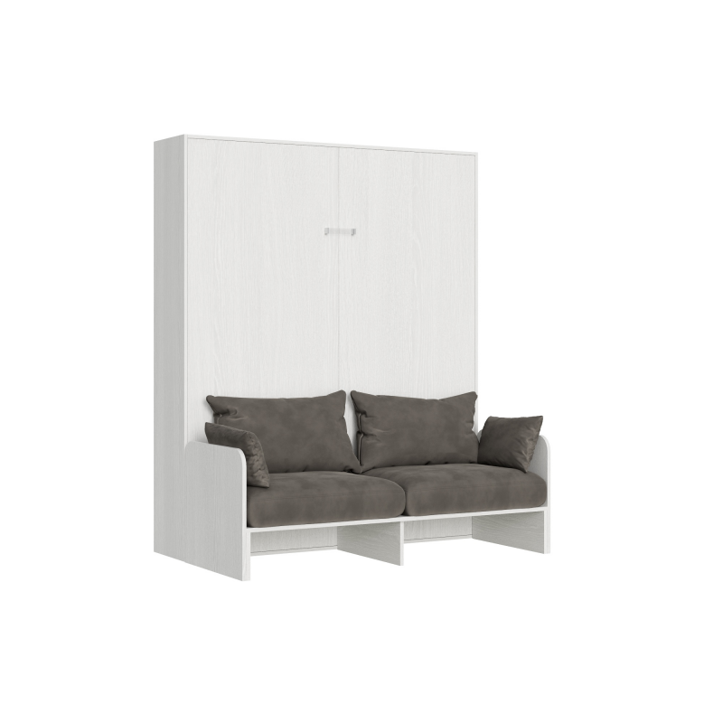 foto del prodotto letto a scomparsa 160 verticale kentaro sof alessia 20 bianco frassino