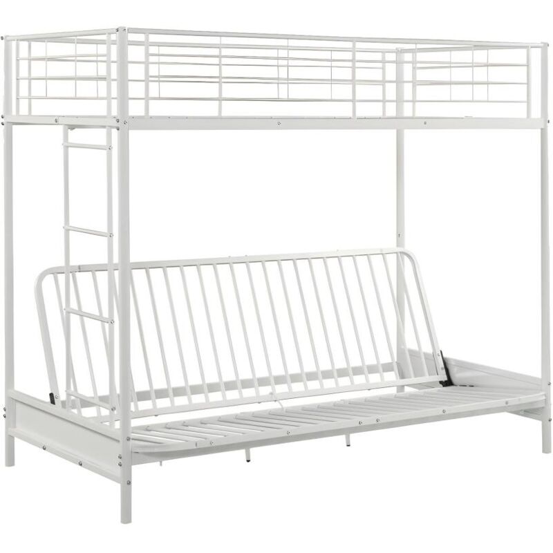 foto del prodotto letto a soppalco 90 x 190 cm bianco modulo iv