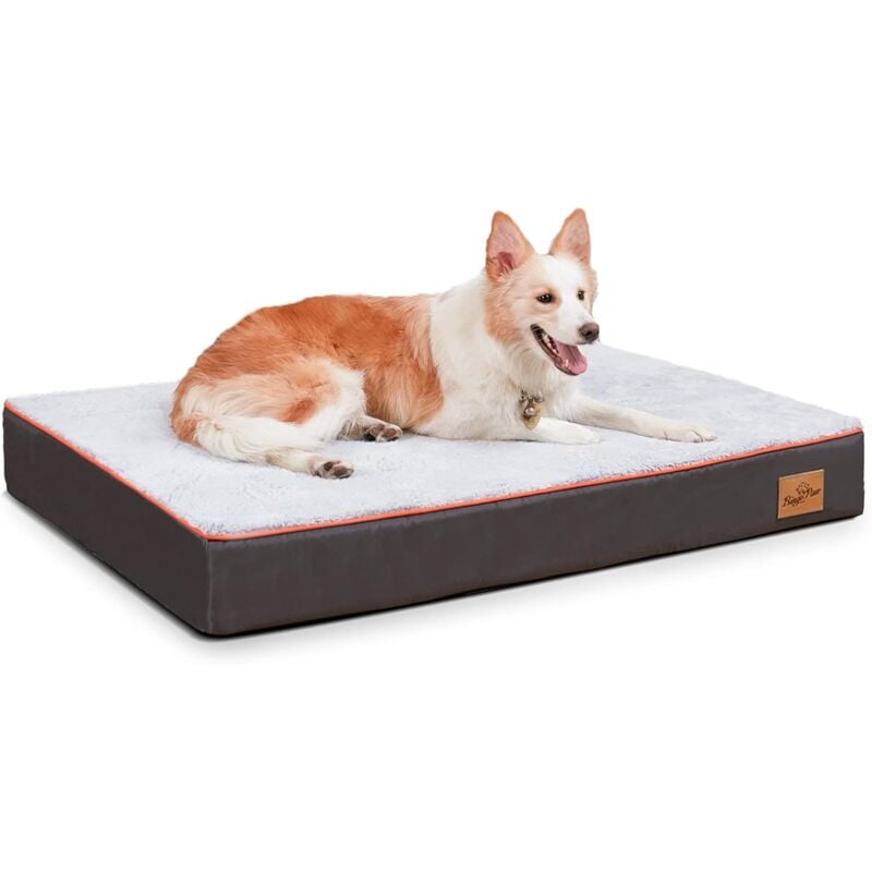 foto del prodotto letto cane cuccia divano materassino per cani taglia grande cuccia per cane sfoderabile cuscino materasso in memory foam ortopedico lavabile,