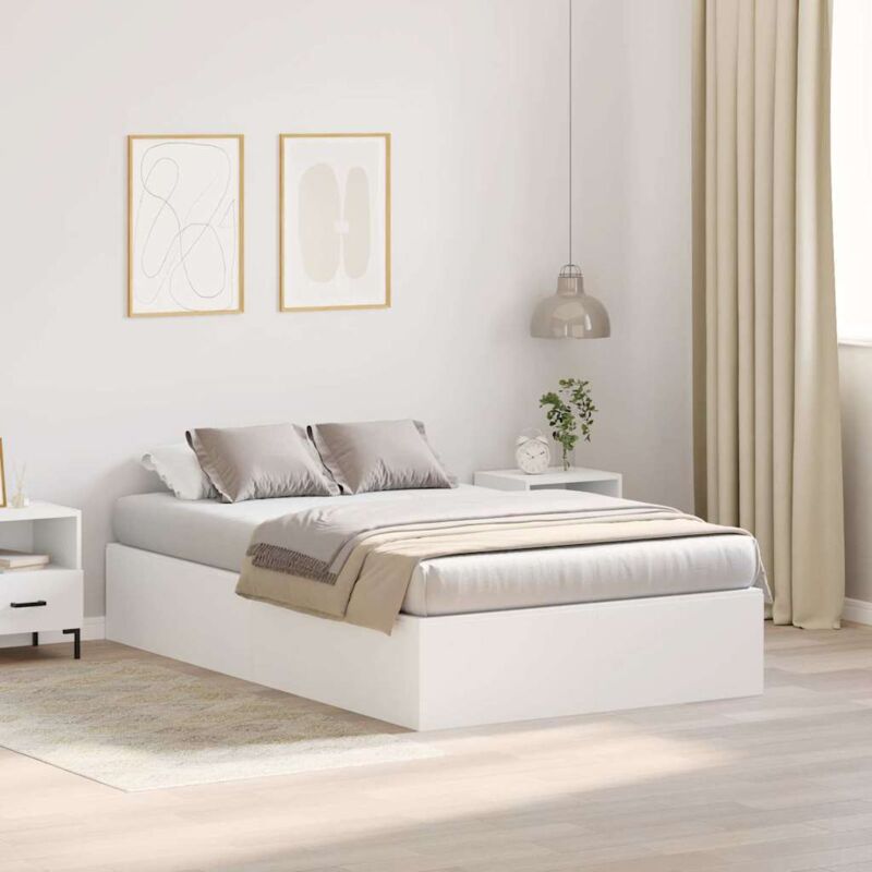 foto del prodotto letto con contenitore bianco 120 x 190 cm vidaxl