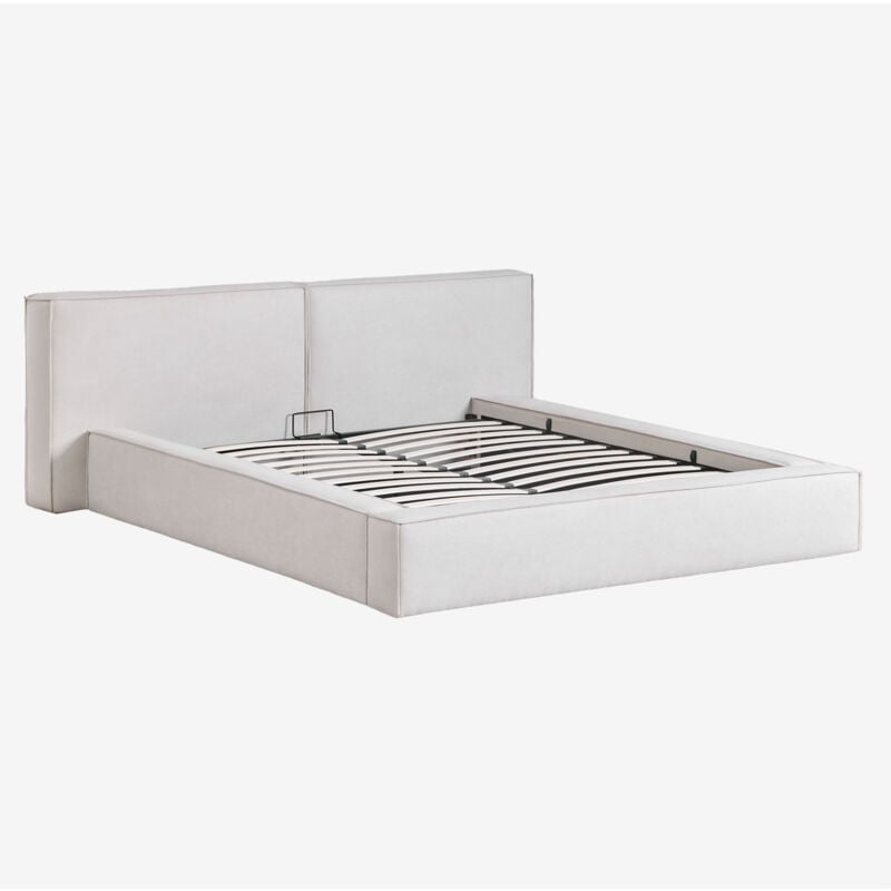 foto del prodotto letto con contenitore imbottito lunari sklum