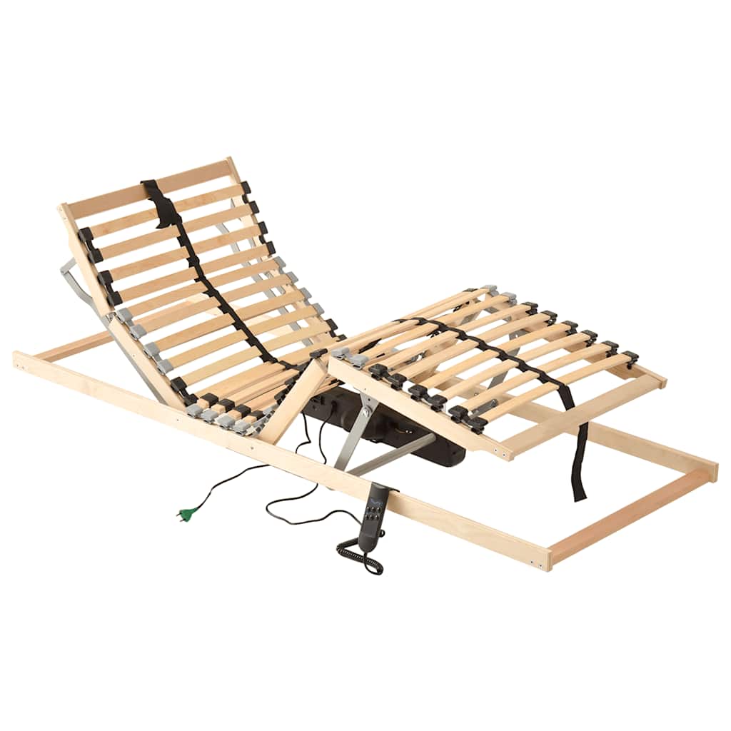 foto del prodotto letto con telaio a doghe elettrico 28 doghe 7 zone 70x200 cm cod mxl 58806