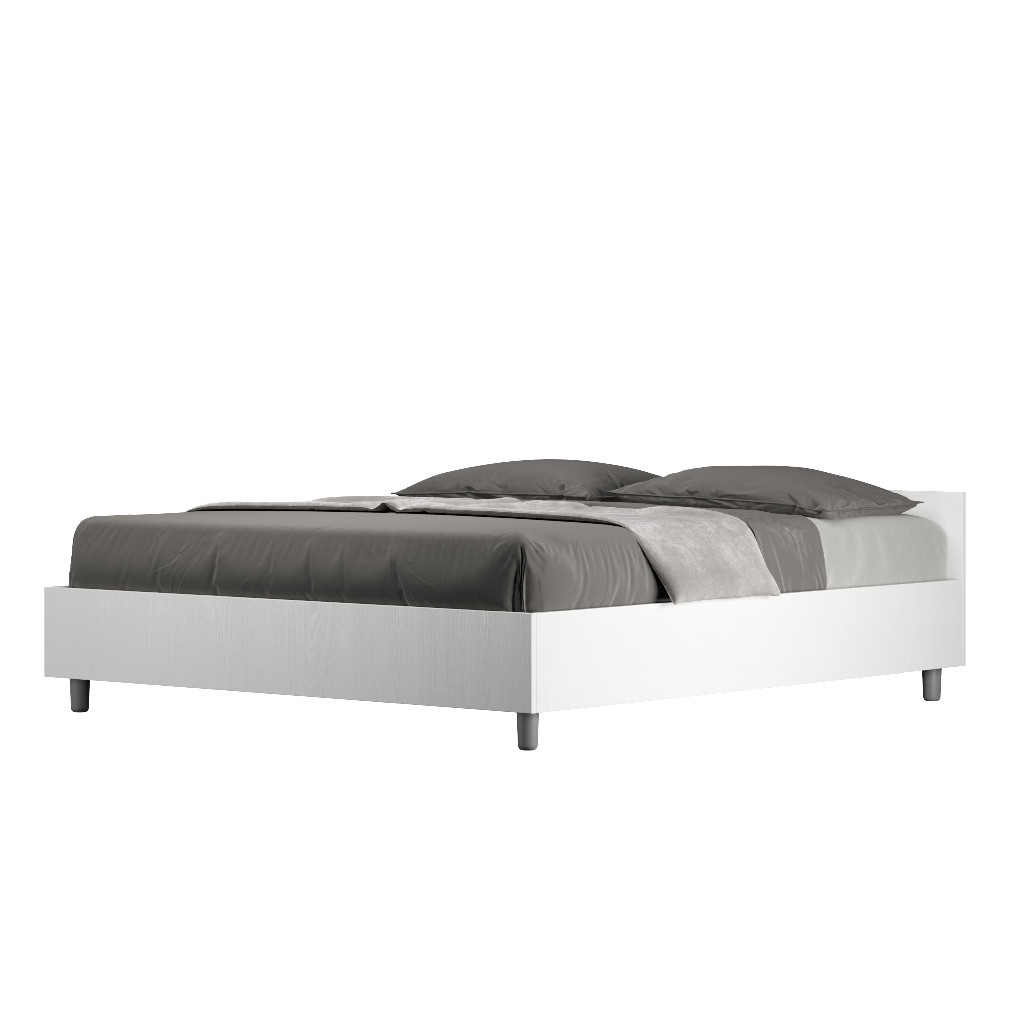 foto del prodotto letto contenitore 160x190 bianco frassino nuamo