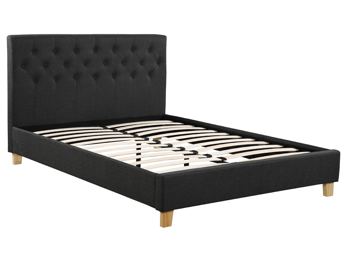 foto del prodotto letto ""emmy"" - 160 x 200 cm - grigio