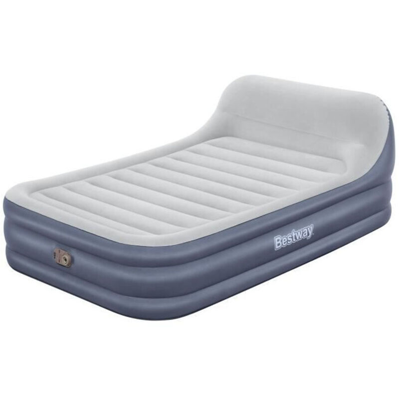 foto del prodotto letto gonfiabile bestway 67923 tritech sleekflow 2 posti, 226 x 152 x 84 cm, testiera, pompa integrata
