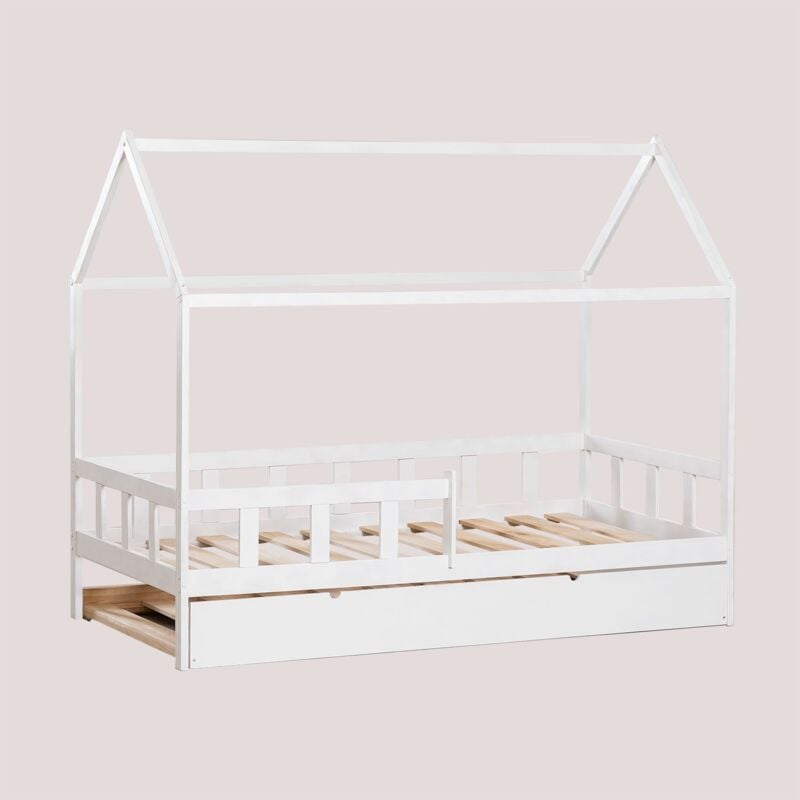 foto del prodotto letto in legno per materasso kelly kids da 90 cm sklum