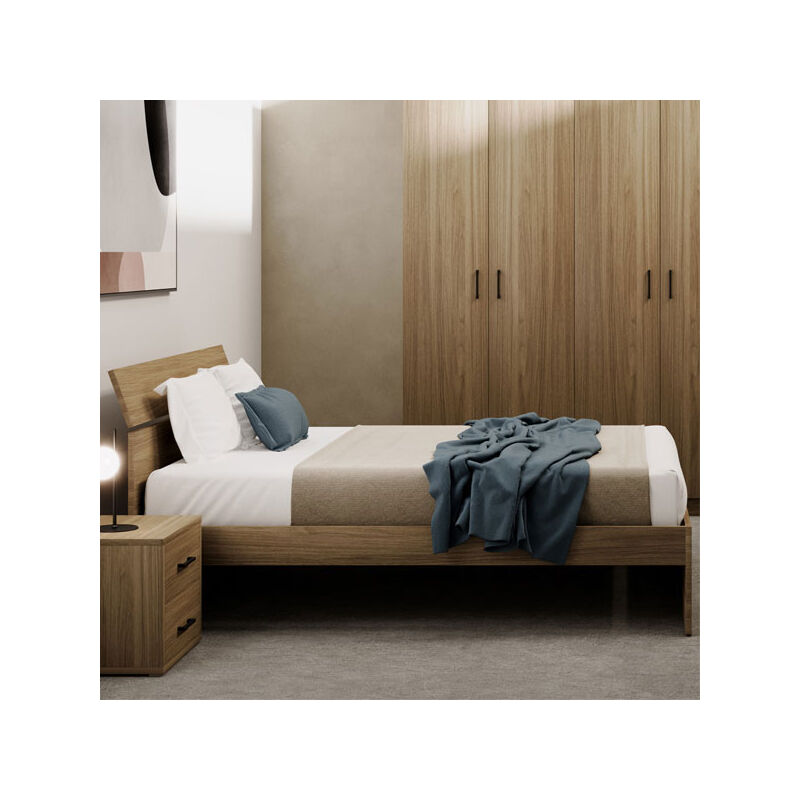 foto del prodotto letto in legno una piazza e mezza per cameretta bambini,