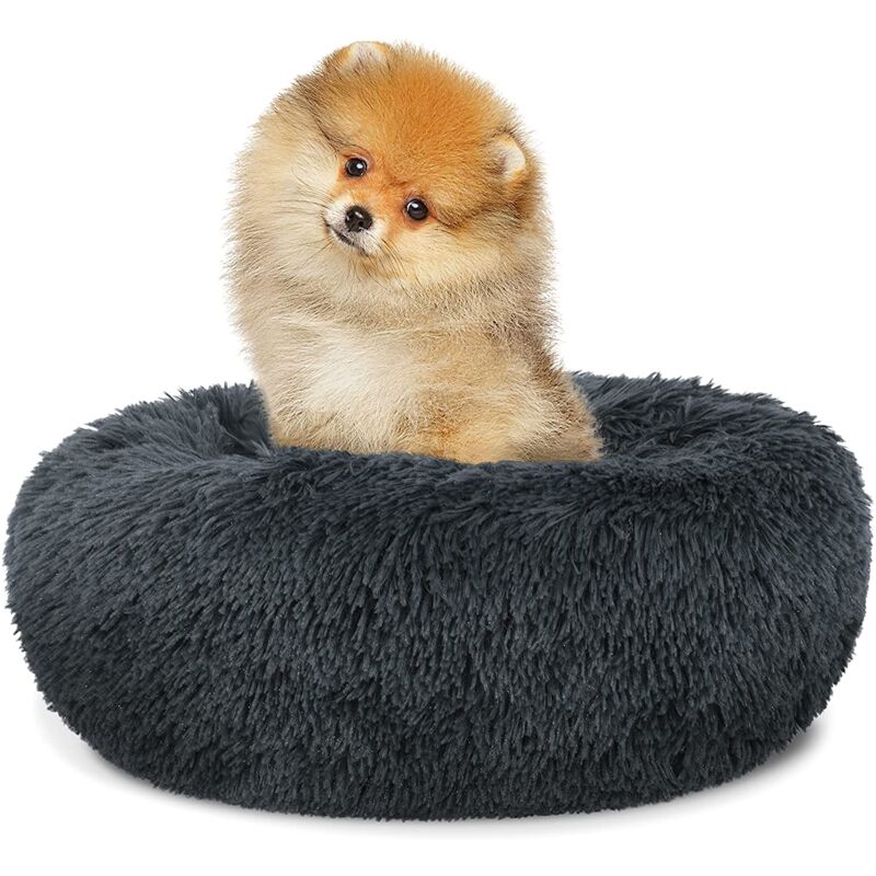 foto del prodotto letto in peluche s 40 cm grigio scuro