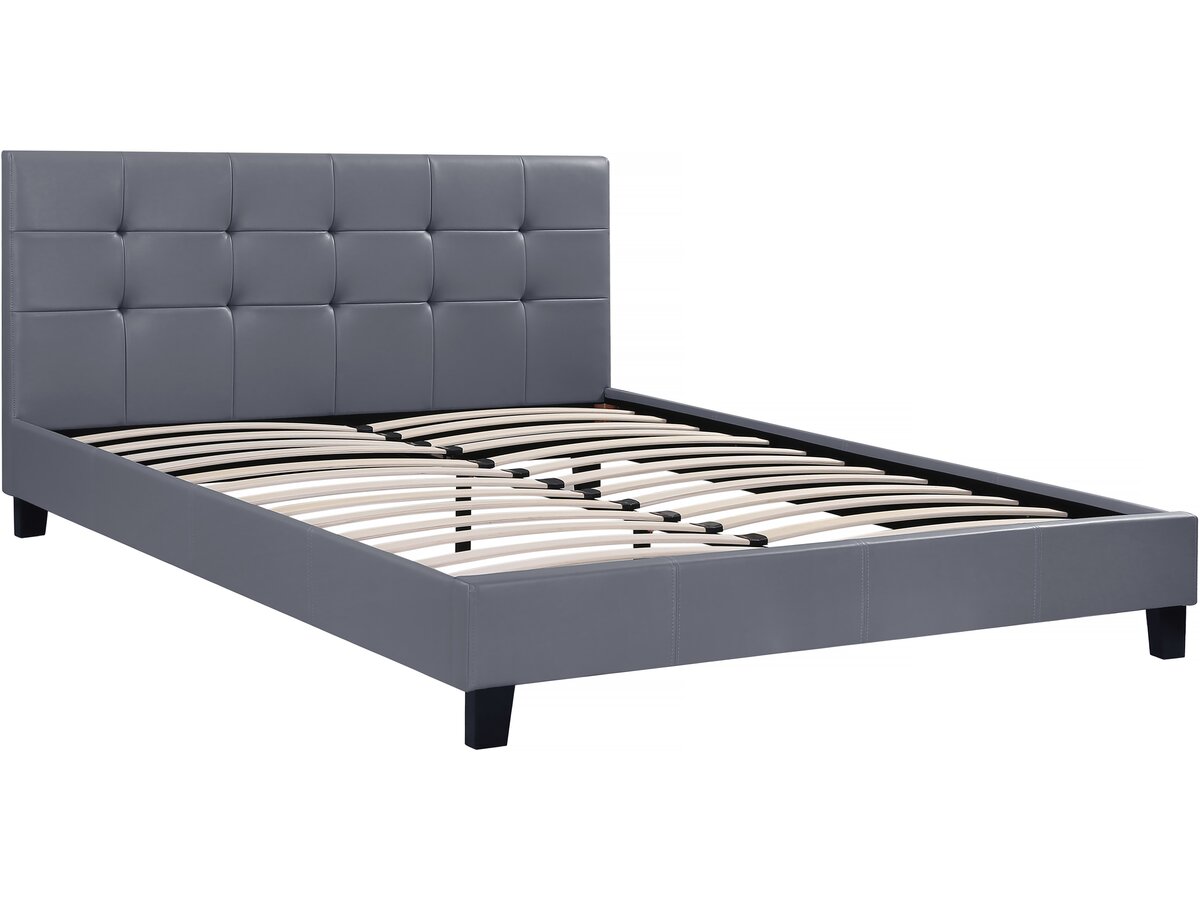 foto del prodotto letto julia 140 x 190 cm grigio