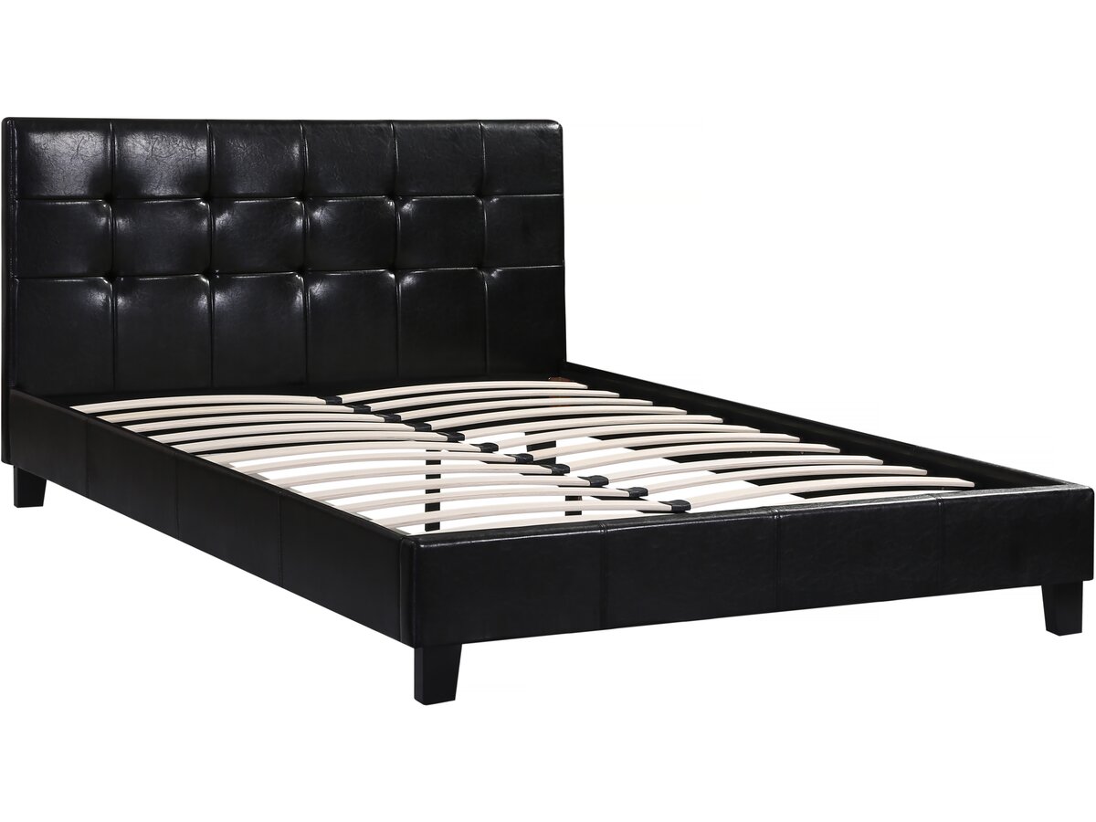 foto del prodotto letto julia - 140 x 190 cm - nero