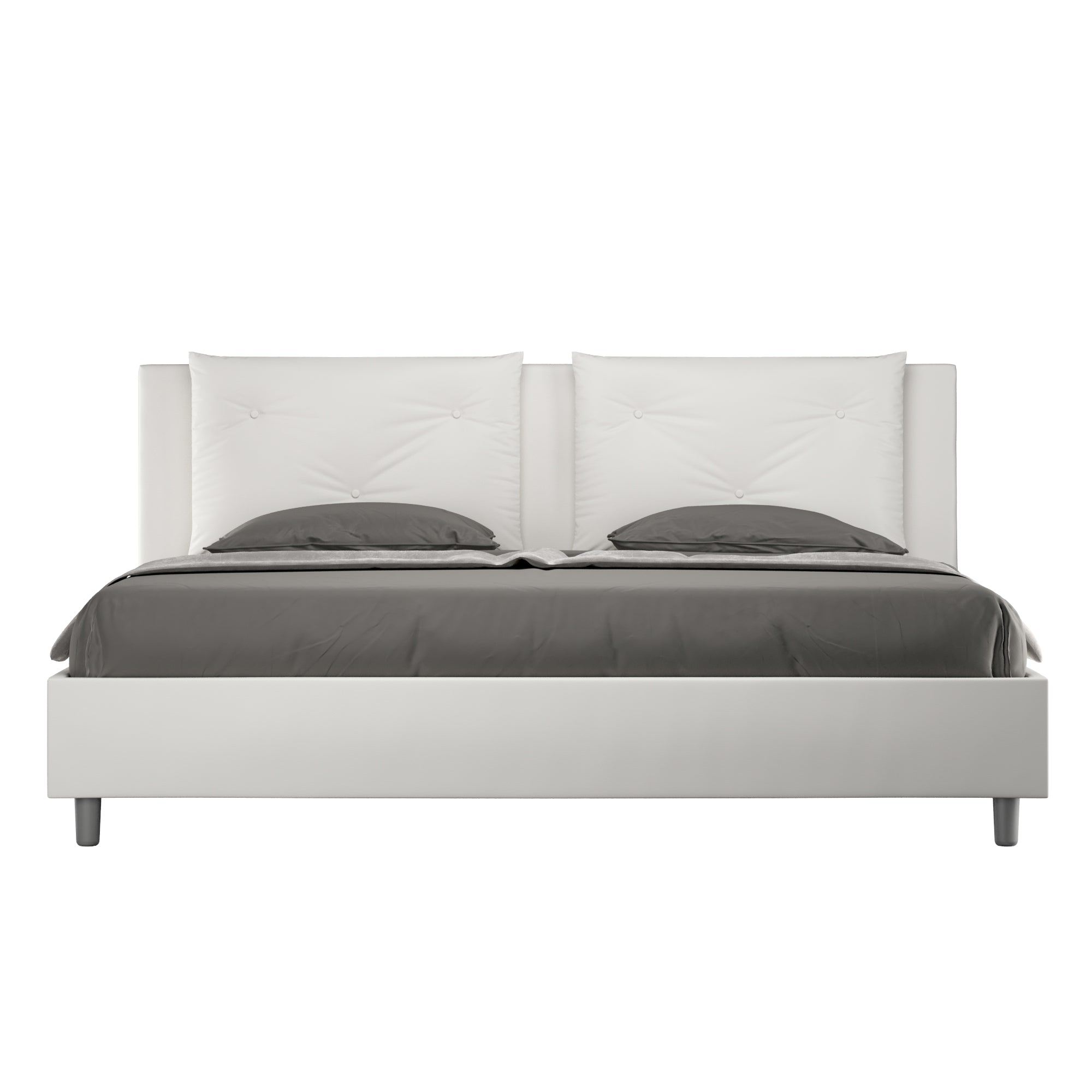 foto del prodotto letto matrimoniale 160x190 cm senza rete appia bianco