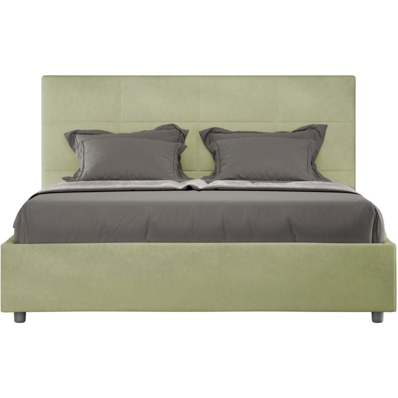 foto del prodotto letto matrimoniale 160x210 cm senza rete mika t verde