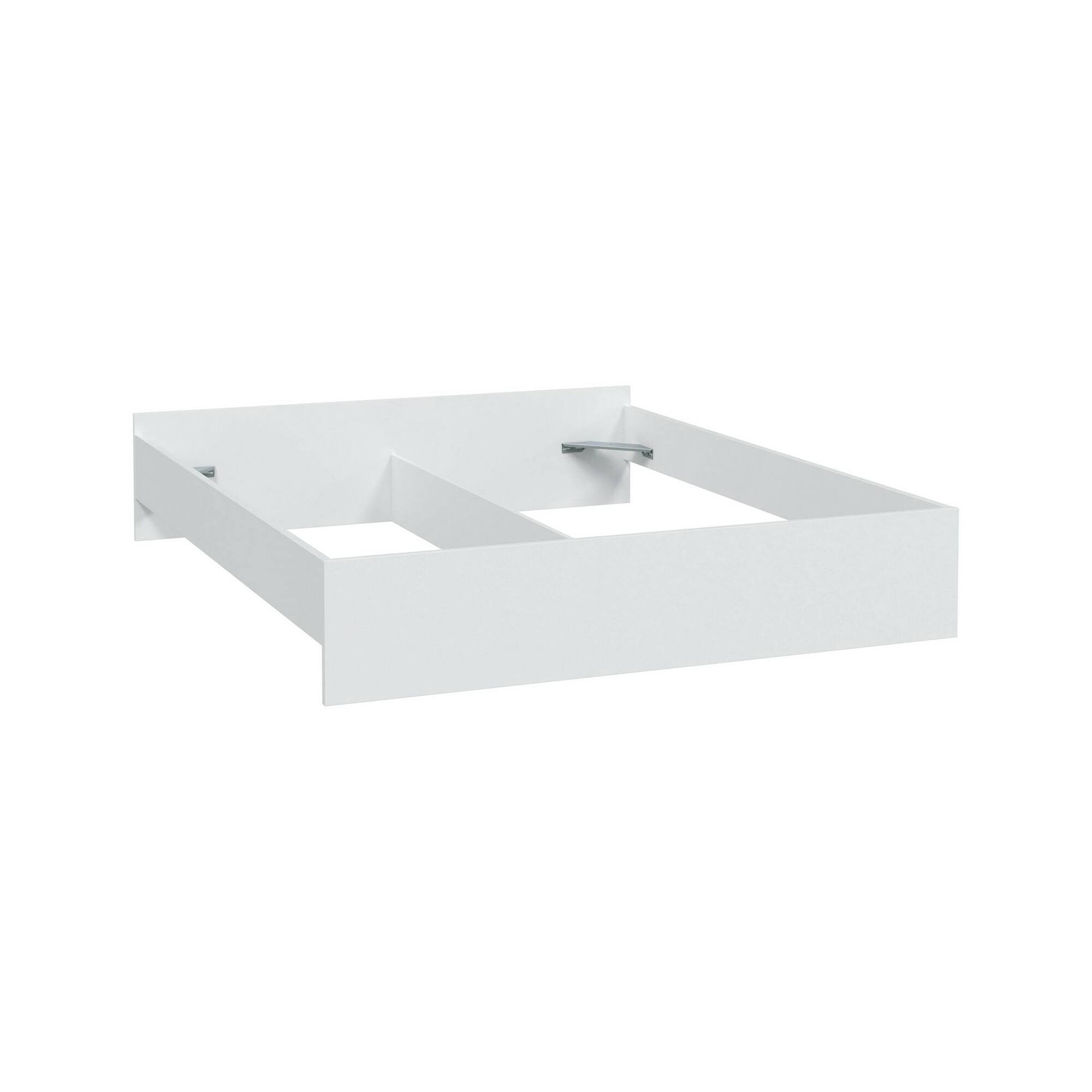 foto del prodotto letto matrimoniale adia, giroletto matrimoniale, struttura per camera da letto adatta a materasso 190x160, 166x196h40 cm, bianco