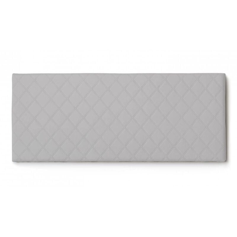 foto del prodotto letto matrimoniale cleopatra, testata in ecopelle a muro, 100 made in italy, adatta a letto matrimoniale, cm 170x60, bianco, con imballo rinforzato