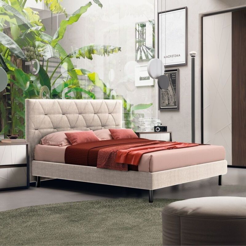 foto del prodotto letto matrimoniale contenitore 160x200 cm