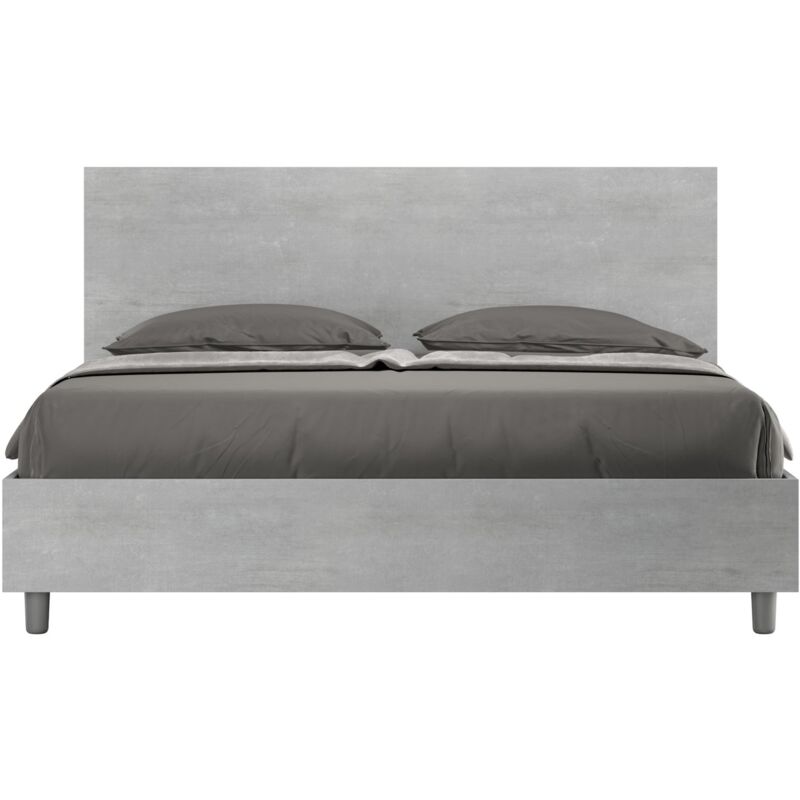 foto del prodotto letto matrimoniale new egos tipologia letto senza rete colore cemento dimensione rete 160x190
