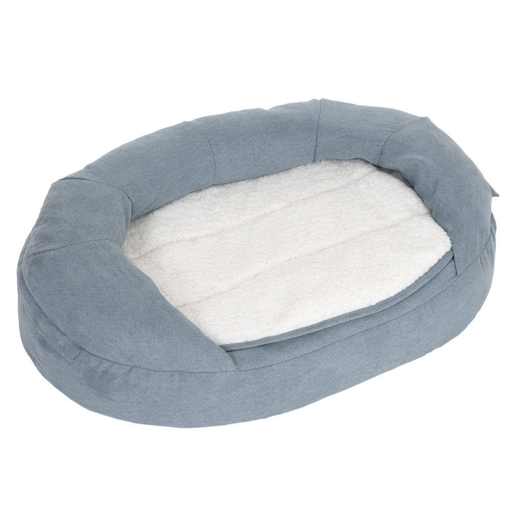foto del prodotto letto memory ovale grigio l 72 x p 50 x h 20 cm