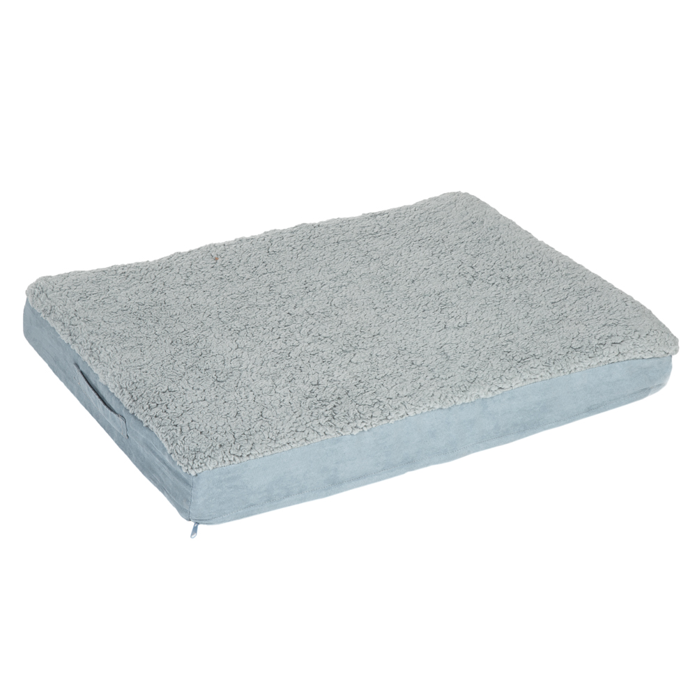 foto del prodotto letto memory rettangolare grigio l 72 x p 50 x h 9,5 cm