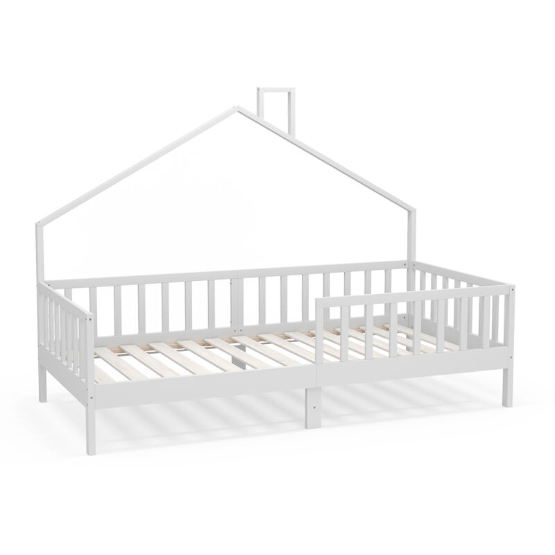 foto del prodotto letto montessori bambini justus, bianco, 90x200 cm vitalispa