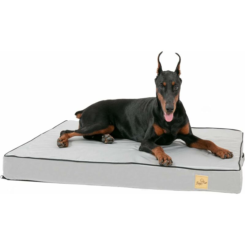 foto del prodotto letto ortopedico per cani in memory foam, lavabile con fodera impermeabile e copertura in tessuto oxford rimovibile, 2xl,120 x 90 cm