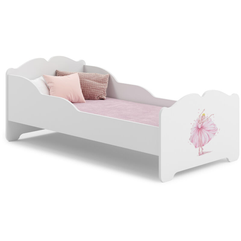 foto del prodotto letto per bambini anna 160x80 principessa con corona