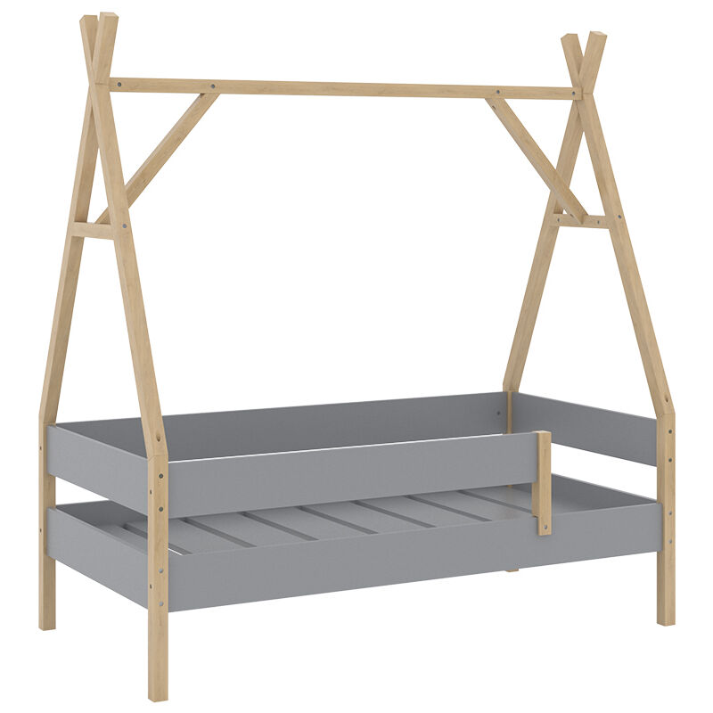 foto del prodotto letto per bambini bali, grigio, 80x160 cm, vitalispa