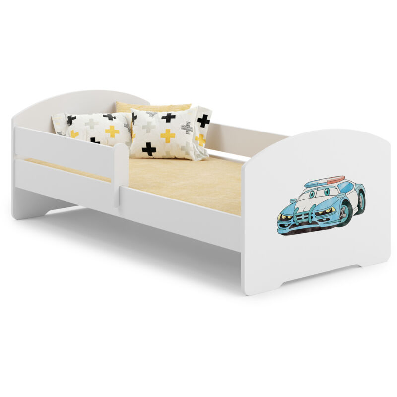 foto del prodotto letto per bambini luk 160x80 con ringhiera police