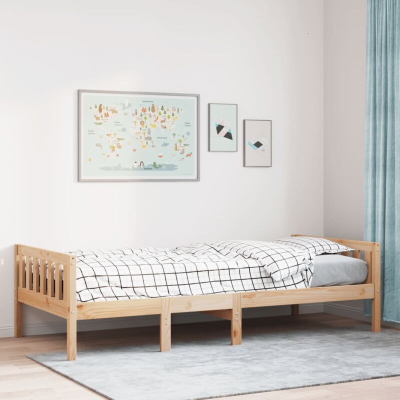 foto del prodotto letto per bambini senza materasso 90x200 cm legno massello pino vidaxl