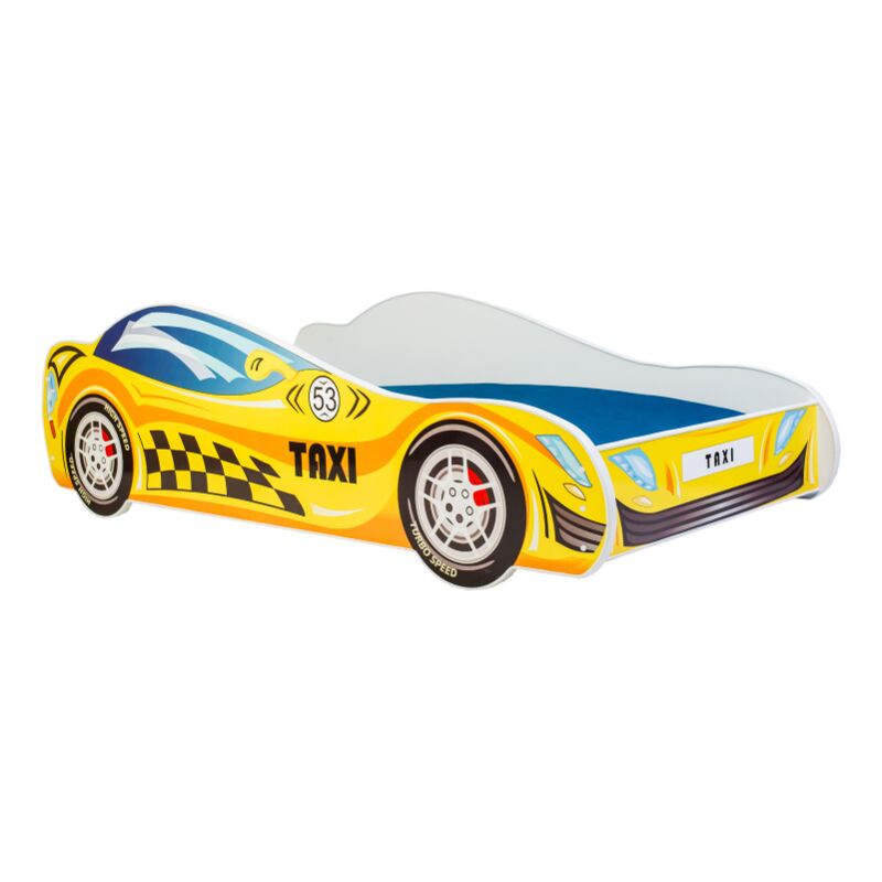 foto del prodotto letto per bambini taxi 140x70 con materasso