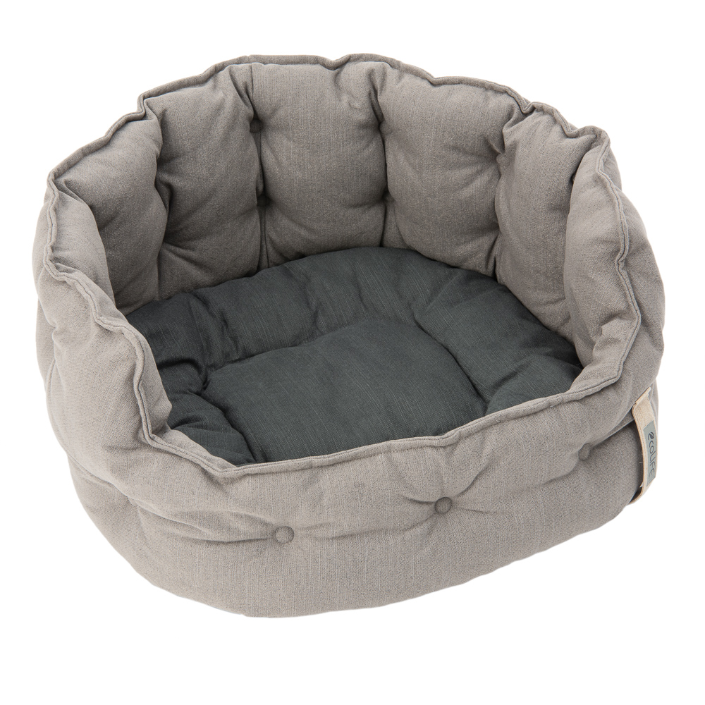 foto del prodotto letto per cani cozy ecolife grigio l 80 x p 72 x h 31 cm