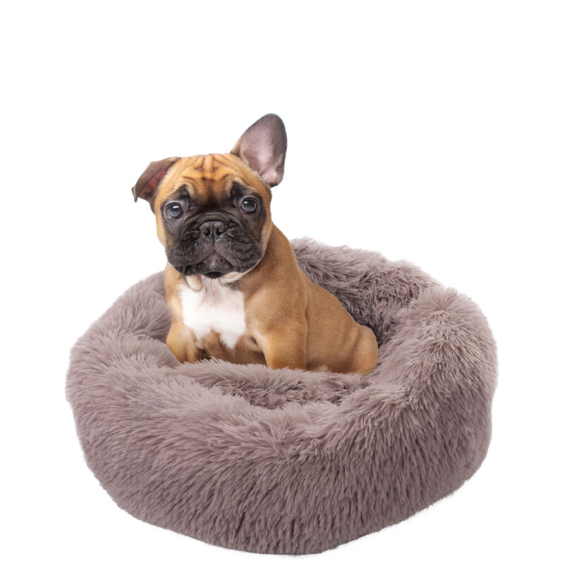 foto del prodotto letto per cani per gatti soffice cuscino divano coperta cestino per cani beige, 60 cm paco home