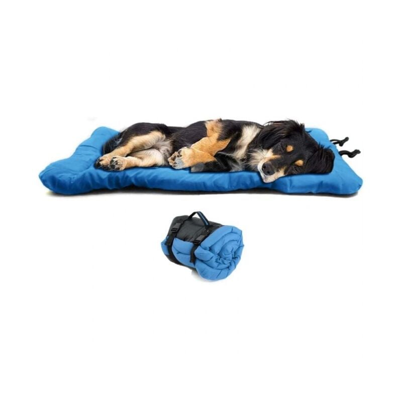 foto del prodotto letto per cani pieghevole impermeabile da 90x60 cm, facile da pulire, tappetino per cani in tessuto oxford resistente, adatto a divani, cucce, ecc.