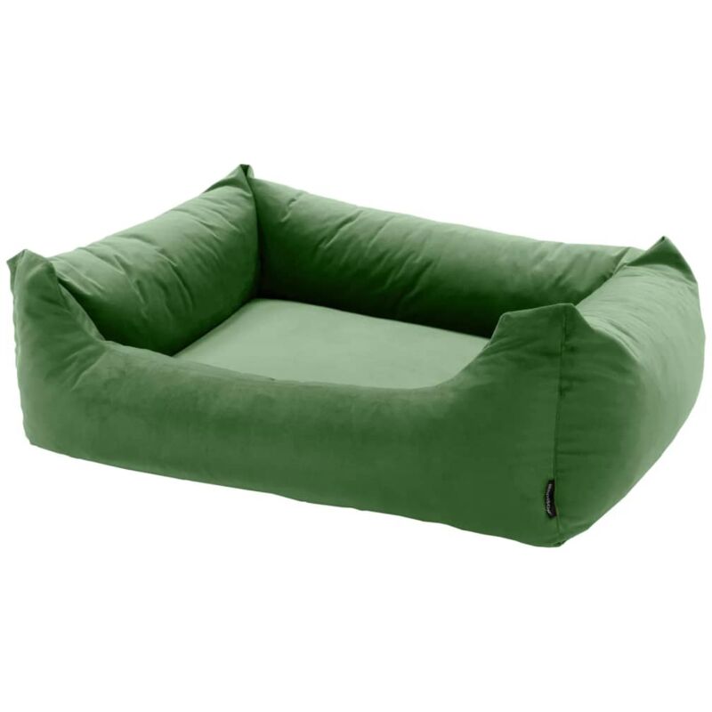 foto del prodotto letto per cani velvet 80x67x22 cm verde madison