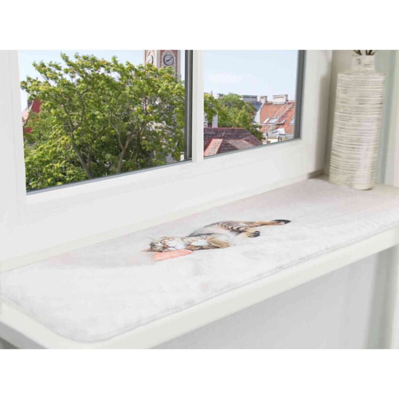 foto del prodotto letto per gatti trixie nani grigio 90 28 cm