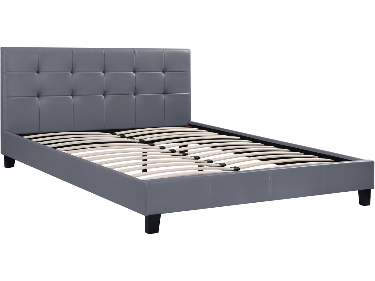 foto del prodotto letto quot julia quot 160 x 200 grigio chiaro