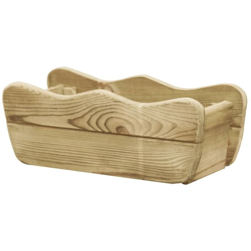 foto del prodotto letto rialzato da giardino 50x18x18 cm legno di pino impregnato vidaxl