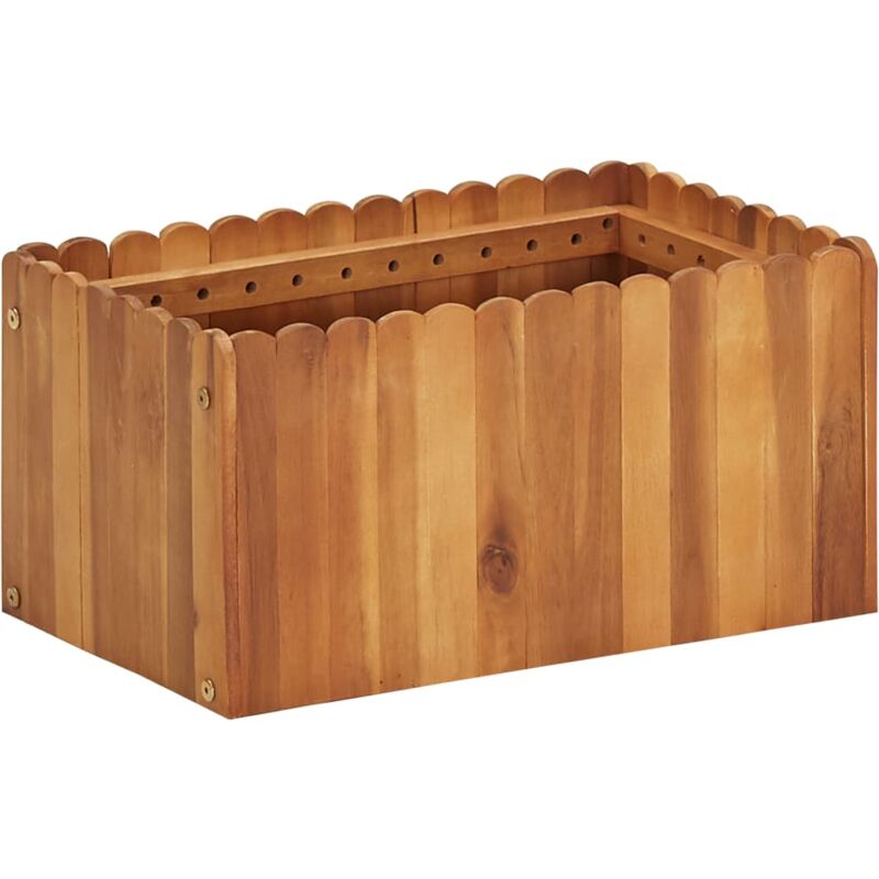 foto del prodotto letto rialzato da giardino 50x30x25 cm legno massello di acacia vidaxl