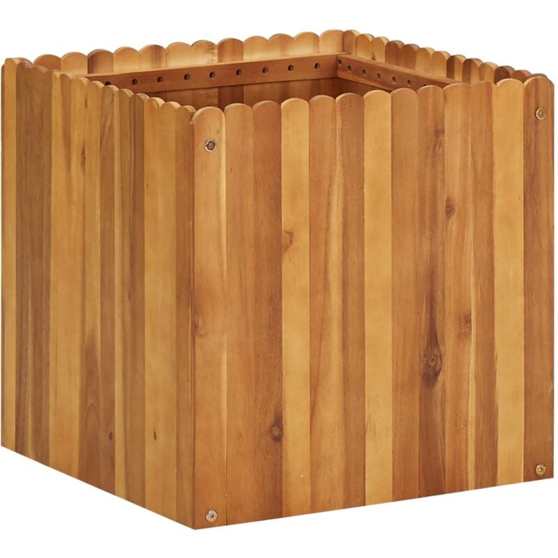 foto del prodotto letto rialzato da giardino 50x50x50 cm legno massello di acacia vidaxl
