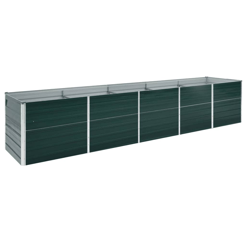 foto del prodotto letto rialzato in acciaio zincato 400x80x45 cm verde cod mxl 66202