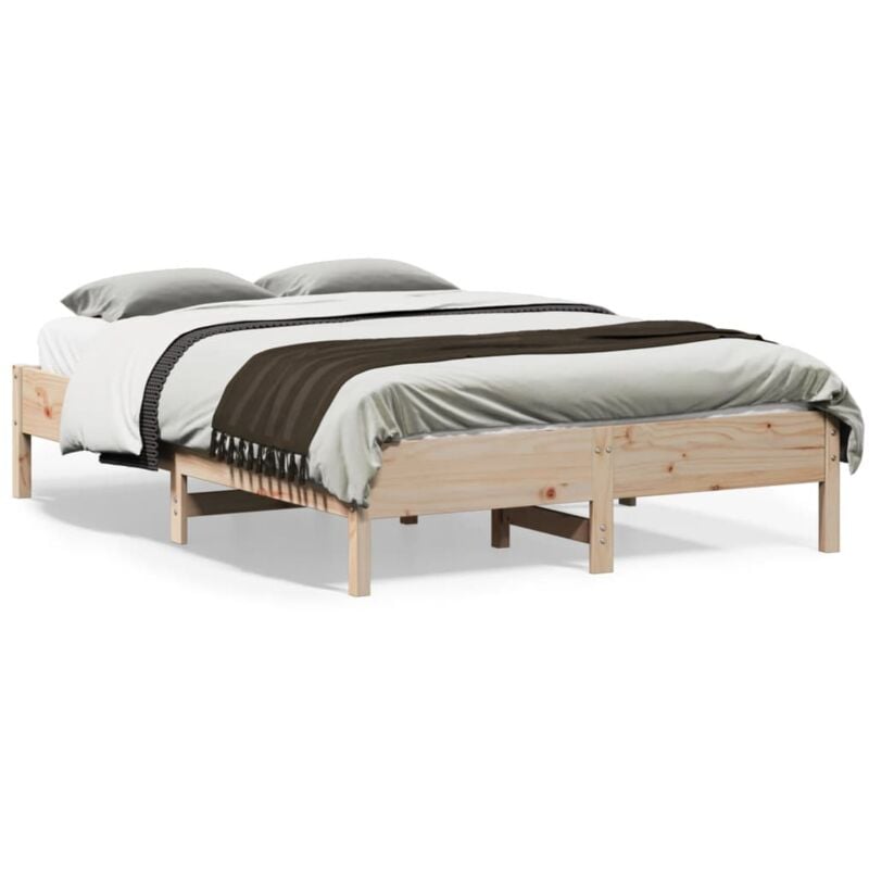 foto del prodotto letto senza materasso 120x190 cm in legno massello di pino vidaxl