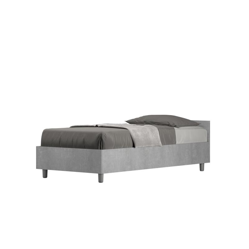 foto del prodotto letto singolo 80x190 cm nuamo senza rete,grigio