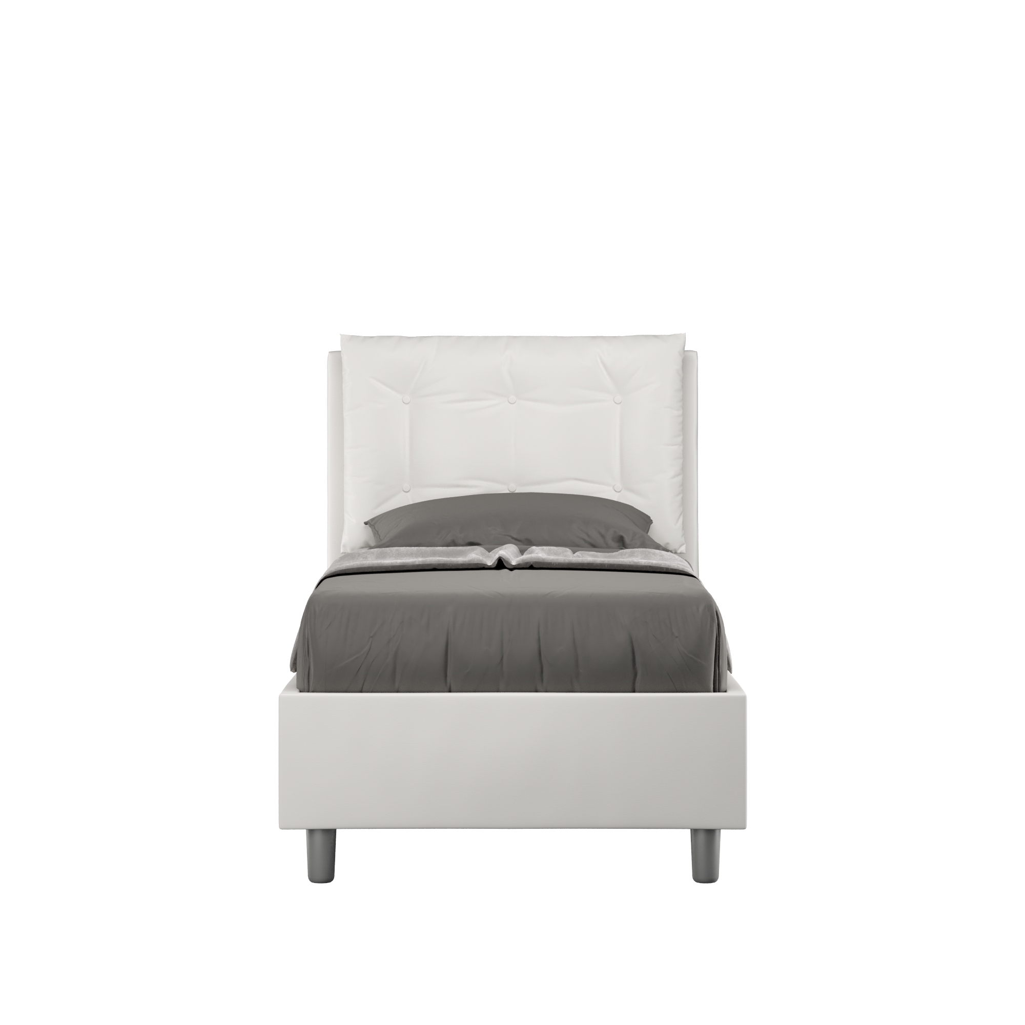 foto del prodotto letto singolo 80x190 cm senza rete annalisa bianco