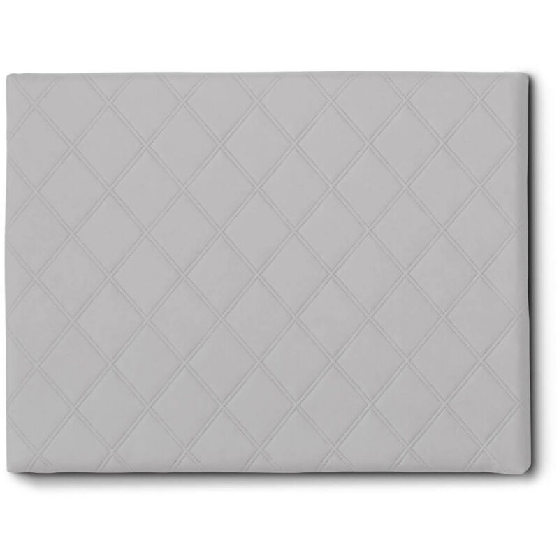 foto del prodotto letto singolo cleziana, testata in ecopelle a muro, 100 made in italy, adatta a letto singolo, cm 90x60, bianco, con imballo rinforzato talamo