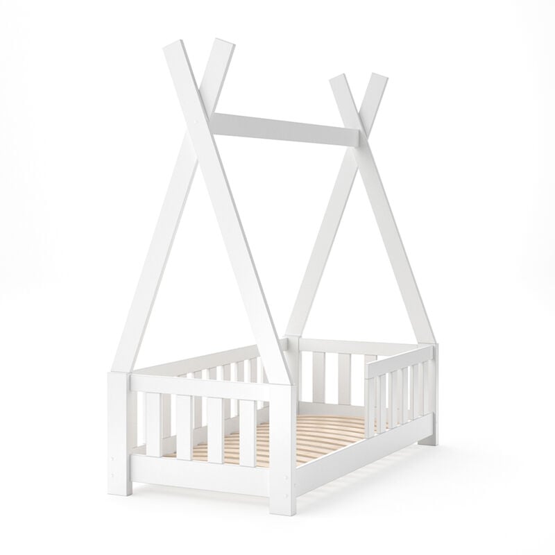 immagine 0 del prodotto letto tipi tipi, bianco, 70x140 cm con recinzione, vitalispa