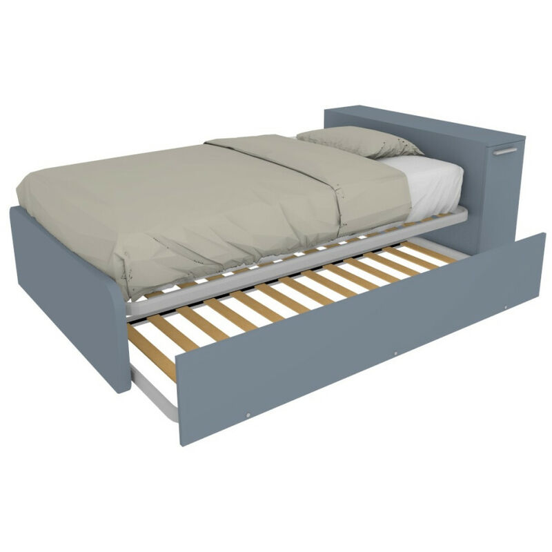 immagine 0 del prodotto letto una piazza e mezza 120x190 con contenitore e secondo letto estraibile avio marina