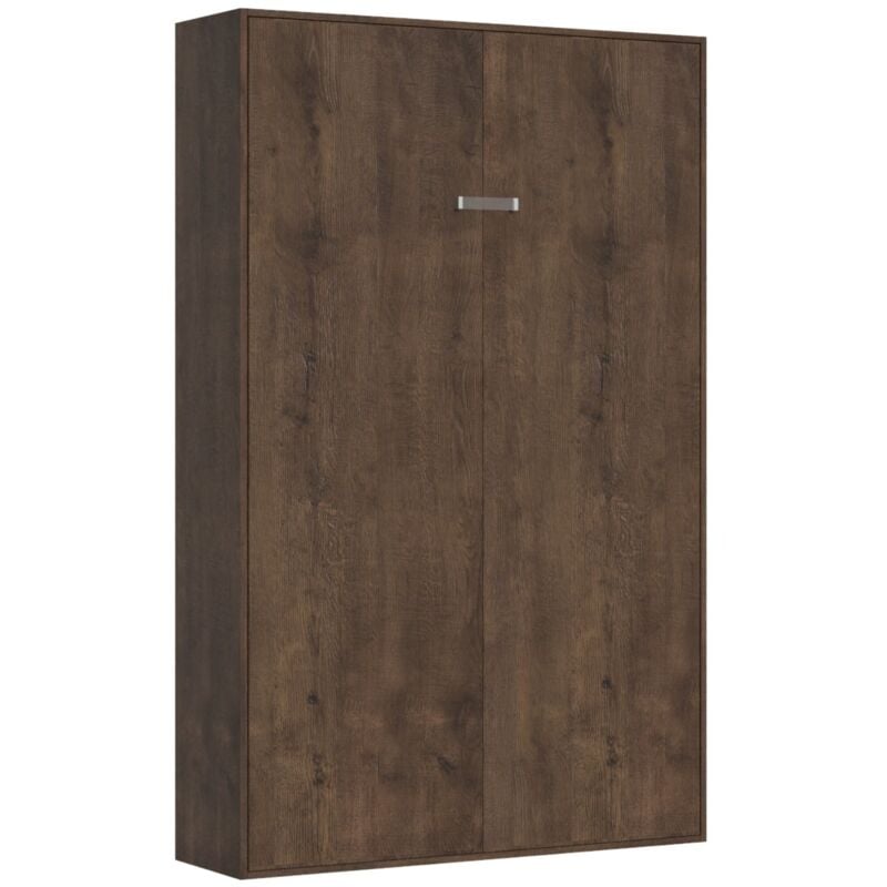 foto del prodotto letto una piazza e mezza a scomparsa 120 verticale - kentaro - colore bianco frassino