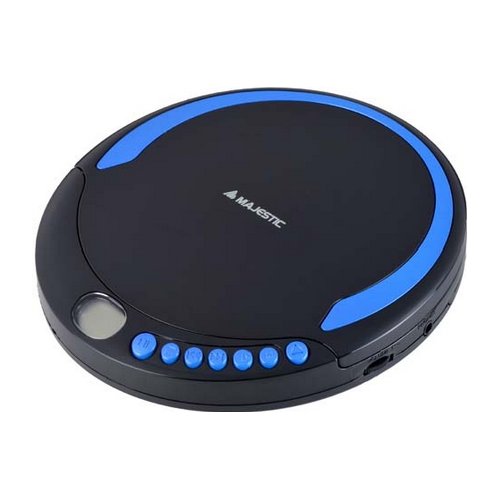 foto del prodotto lettore cd portatile dm 1550 nero e blu 109550