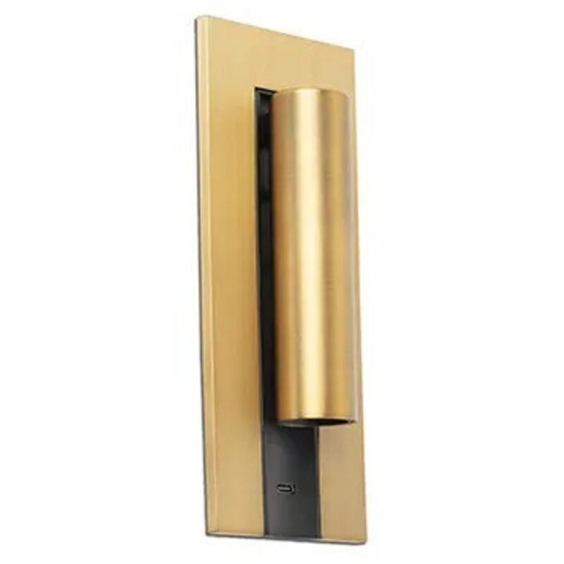 foto del prodotto lettore usb orientabile in bronzo gabo con interruttore 62758