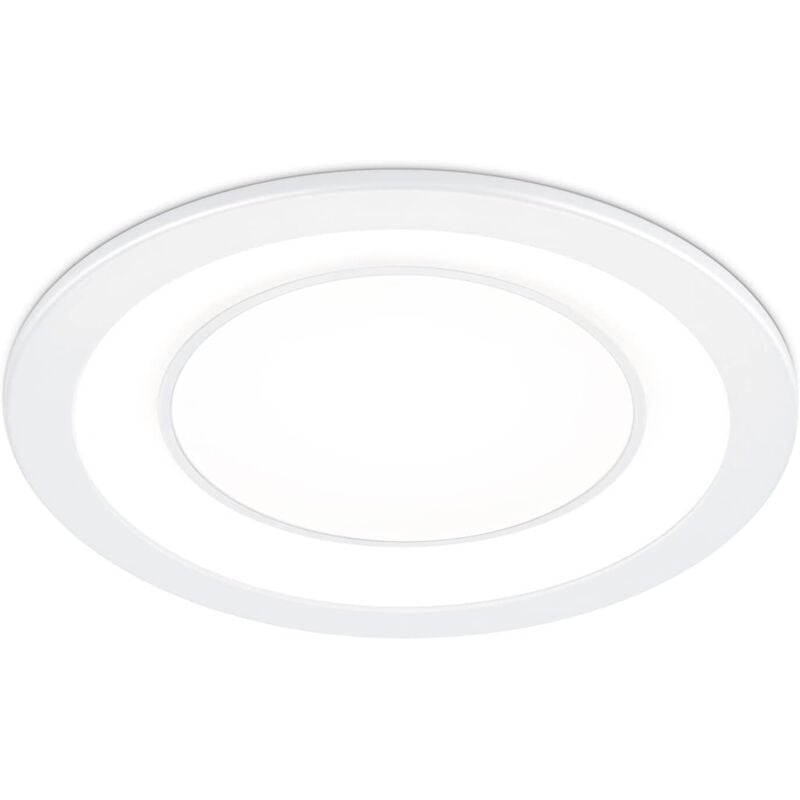 foto del prodotto leuchten faretto da incasso corein plastica bianca satinata tripla accensione trio